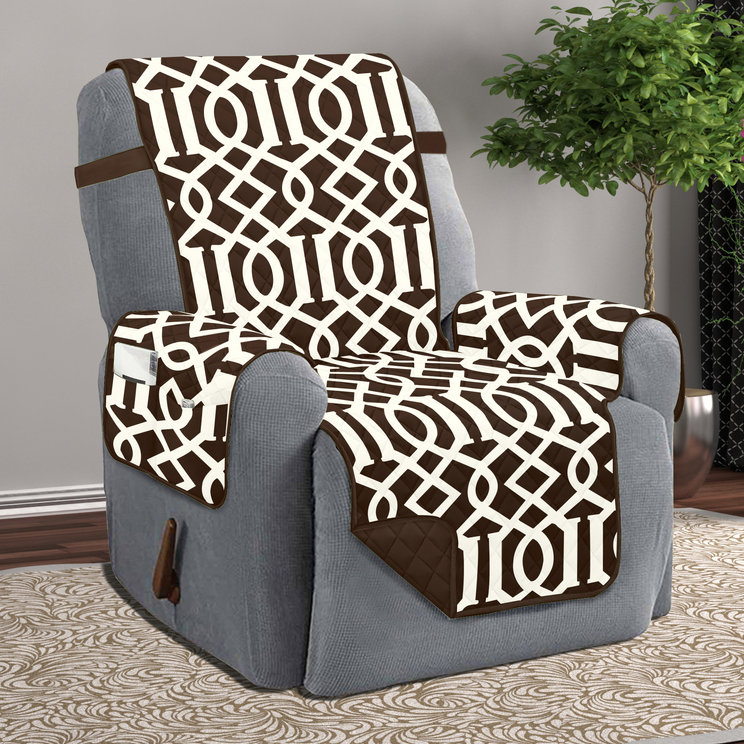 Winston Porter Box Cushion Recliner Slipcover & Reviews Wayfair